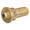 Western Enterprises Regulator Inlet Nipples, Refrigerant Gas, 1/4"(NPT), 1 3/4", Brass, CGA-660, 1 EA, #603