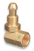 Western Enterprises Brass Cylinder Adaptors, From CGA-510 POL Acetylene To CGA-510 POL Acetylene 90?, 1 EA, #820