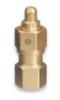 Western Enterprises Brass Cylinder Adaptors, From CGA-346 Air To CGA-580 Nitrogen, 1 EA, #828
