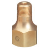 Western Enterprises Male NPT Outlet Adapters for Manifold Pipelines, Argon/Helium/Nitrogen, 1/2 in, 1 EA, #B72