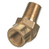 Western Enterprises Pipe Thread Elbows, Connector, 1,000 PSIG, Brass, 1/4 in (NPT), 10 BOX, #BSL44LP