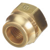 Western Enterprises Brass SAE Flare Tubing Connections, Nut, 500 PSIG, Brass, 0.75 in - 16, 10 BOX, #F30