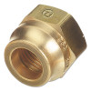 Western Enterprises Brass SAE Flare Tubing Connections, Nut, 500 PSIG, Brass, 0.875 in - 14, 10 EA, #F40