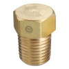 Western Enterprises Pipe Thread Caps and Plugs, Cap, 3000 PSIG, Brass, 1/4 in (NPT), 1 EA, #P4HP