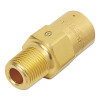 Western Enterprises Brass Safety Relief Valves, 100 PSIG, Brass, 1 EA, #WMV4100