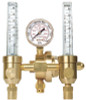 Gentec Flowmeters/Regulators, Argon, CGA 580, 4,000 psi inlet, 1 EA, #196AR60