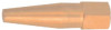 Esab Welding Replacement Tip Ends, Type TE, Size 2, 1 EA, #3110475