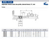 Kipp 1/2-13 Adjustable Tension Levers, Low Profile, Internal Thread, 15 Degrees, Size 2 (Qty. 1), K0114.2A52