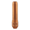 Bernard Centerfire Contact Tips, 1/8 in Tip ID, 1.5 in Long, Non-Threaded, Tapered Base, 1 EA, #T125