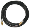 WeldCraft Gas Hoses, For 20; 22; 24W; 25 Torches, 12.5 ft, Braided Rubber, 1 EA, #45V09R
