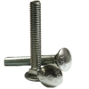 #10-24 x 1-1/2" Fully Threaded Carriage Bolts A307 Grade A Zinc Cr+3 (125/Pkg.)