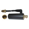 Best Welds Dinse Connectors, 0.508 in Gas Hole w/ 18 in Auxiliary Hose, For 26 Torches, 1 EA, #DA26R