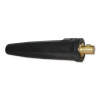 Best Welds Dinse Connectors, 0.355 in Gas Hole, Set Screw Fitting, Black, 1 EA, #DP25M