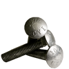 3/8"-16 x 6-1/2, 6" Thread Under-Sized Carriage Bolts A307 Grade A Coarse HDG (25/Pkg.)