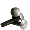 1/2"-13 x 8", 6" Thread Under-Sized Carriage Bolts A307 Grade A Coarse HDG (25/Pkg.)