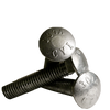 1/4"-20 x 3" Fully Threaded Carriage Bolts A307 Grade A Coarse HDG (100/Pkg.)