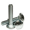 1/4"-20 x 3/4" Fully Threaded Carriage Bolts Grade 5 Coarse Zinc Cr+3 (250/Pkg.)