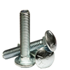 1/4"-20 x 1" Fully Threaded Carriage Bolts Grade 5 Coarse Zinc Cr+3 (125/Pkg.)