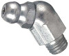 Lincoln Industrial 1/8" NPT Bulk Grease Fittings, 45? Angle, 1/8 in (NPT), 1 EA, #5200