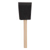 Linzer Foam Brushes, 3 in wide, Foam, Wood handle, 40 EA, #85053