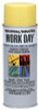 Krylon Industrial Industrial Work Day? Enamel Paint, 16 oz Aerosol Can, Yellow, 12 CN, #A04406007