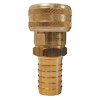 Dixon Valve Air Chief Industrial Semi-Auto Coupler Standard Hose Barbs, 1/4 x 3/8, 1 EA, #DC2044