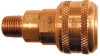 Coilhose Pneumatics Coilflow Automatic Industrial Interchange Couplers, 1/4 in (NPT) M, 10 EA, #152A