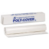 Warp Brothers Poly-Cover Plastic Sheets, 4 Mil, 10 x 100, Clear, 1 ROL, #4X10C
