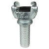 Dixon Valve King 4-Lug Quick Acting Couplings, 1 1/2 in x 1 17/32 in Male, Malleable Iron, 1 EA, #AM21