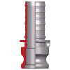 Dixon Valve Andrews/Boss-Lock Type E Cam and Groove Adapters, 1in x 1 1/16 in Male, Aluminum, 10 BOX, #100EAL