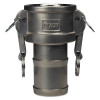 Dixon Valve Global Type C Couplers, 1 1/4 in (NPT), 325 Stainless Steel, 1 EA, #G125CSS