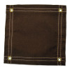 Anchor Products Protective Tarps, 10 ft Long, 6 ft Wide, Brown Canvas, 1 EA, #92565