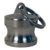 Dixon Valve Global Type DP Dust Plugs, 2 15/32 in Dia., 316 Stainless Steel, 1 EA, #G200DPSS