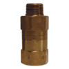 Dixon Valve Safety Shut-Off Valves, 3/4 in (NPT) Inlet, Male, Brass, 1 EA, #SCVR6