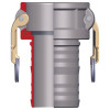 Dixon Valve Andrews Type C Cam and Groove Couplers, 1 1/2 in x 1 9/16 in Male, Aluminum, 1 EA, #150CAL
