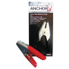 Anchor Products Battery Clamps, Standard, 1-3/0 AWG, 600 A, 1 in Jaw, Red, 1 EA, #67120R