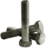 1"-8 x 2-1/2" Fully Threaded Hex Bolts A307 Grade A Coarse HDG (10/Pkg.)