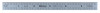 Mitutoyo Series 182 Steel Rulers, 6 in, Stainless Steel, Inch/Metric, Flexible, 1 EA, #182206