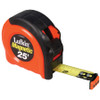 Lufkin 700 Series Power Tapes, 25 ft x 1 in, SAE, Single Sided, Orange, 1 EA #L725MAG