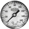 Dixon Valve Standard Dry Gauges, 0 to 200 psi, 1/4 in NPT(M), Center Back Mount, 10 EA, #GC235