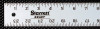 L.S. Starrett Aluminum Straight Edge Rulers, 24 in, Aluminum, 5 EA, #36090