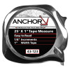 Anchor Products Easy to Read Tape Measures, 1 in x 25 ft, Green, 1 EA, #43128
