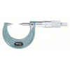 Mitutoyo Series 112 Mechanical Micrometers, 0"-1", .001", Ratchet Stop, 30 Deg., Carbide, 1 EA, #112237
