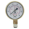 Best Welds Replacement Gauge, 2-1/2 in, 60 psi, Brass, 1/4 in NPT, 1 EA, #B2560