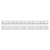 L.S. Starrett Steel Rules, 6 in, 5R, Steel, Full-Flexible, 1 EA, #51347