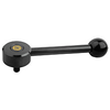 Kipp M12x20 Adjustable Tension Levers, Low Profile, External Thread, 0 Degrees, Size 2 (Qty. 1), K0114.2121X20