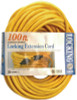 CCI Twist Lock Extension Cord, 50 ft, 1 Outlet, 1 EA, #92088802