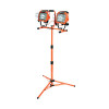 CCI 1000W Twin Head Telescoping  Double Halogen Flood Light w/Switches/Tripod Base, 1 EA, #L14SLEDSW