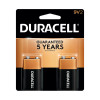 Duracell CopperTop Batteries, DuraLock Power Preserve Alkaline, 9V, 2 CD, #DURMN1604B2Z