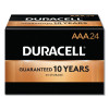 Duracell CopperTop Batteries, DuraLock Power Preserve Alkaline, 1.5 V, AAA, 24 PK, #DURMN2400BKD